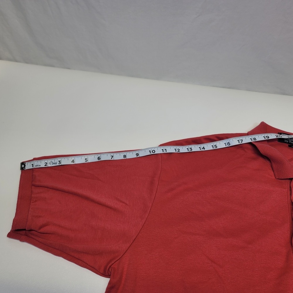 Vintage Polo Ralph Lauren Made in USA Red Casual Polo Short Sleeve Shirt Men XL - Picture 4 of 6